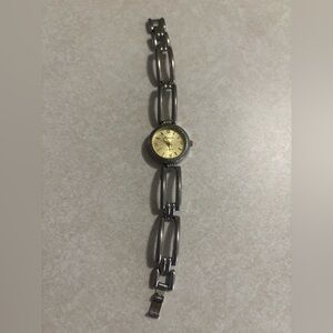 Elegant Silver and Gold Watch